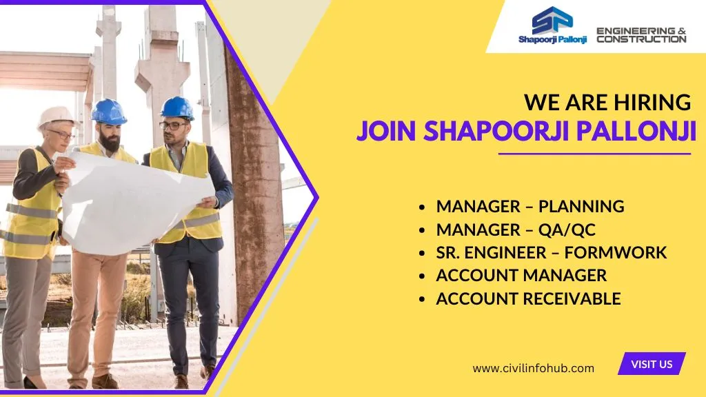 Shapoorji Pallonji Hiring for Building Project : Apply Now l Jobs 2024