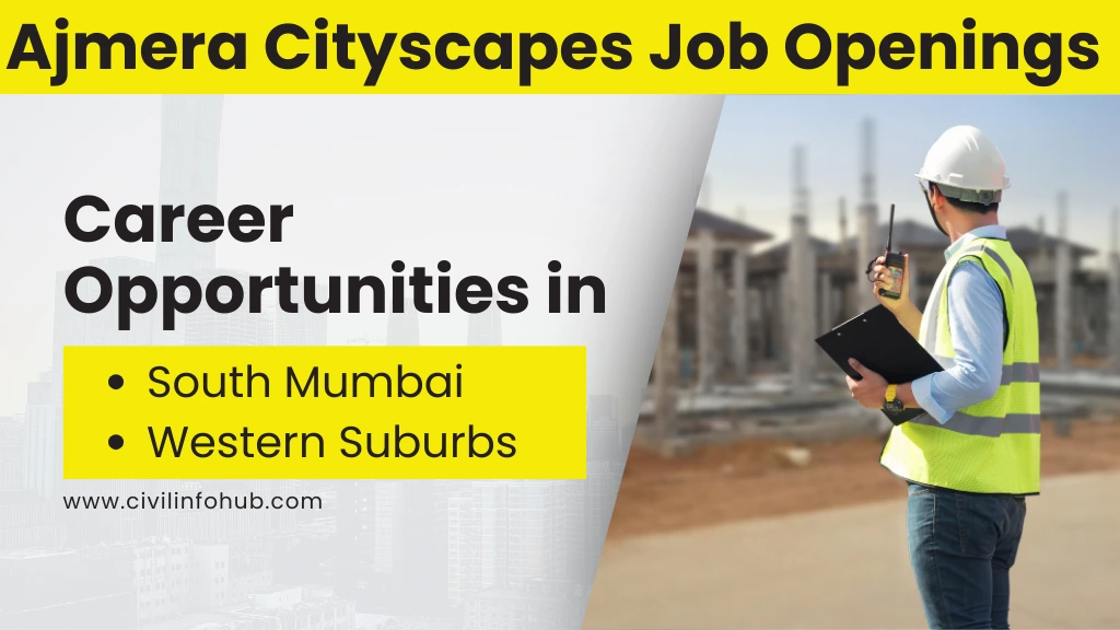 Ajmera Cityscapes Job Openings 2024