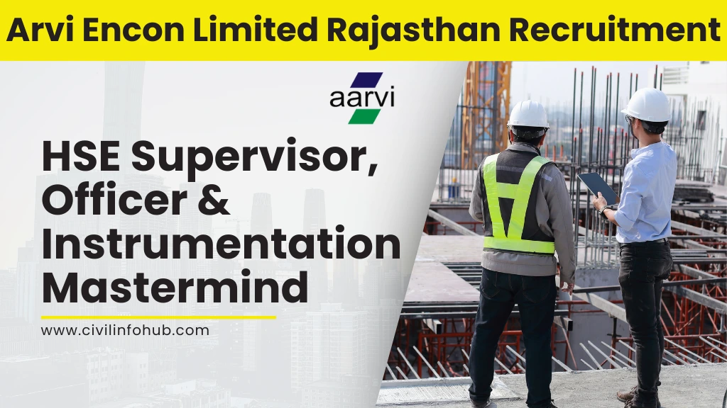 Arvi Encon Limited Rajasthan Recruitment