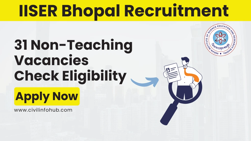 IISER Bhopal Recruitment 2024