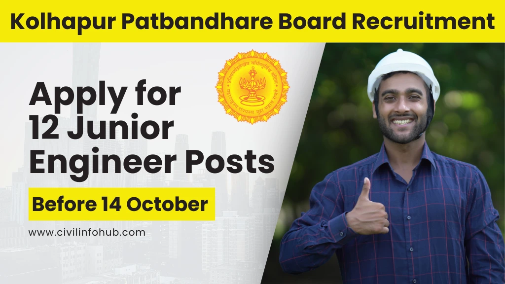 Kolhapur Patbandhare Board Recruitment 2024