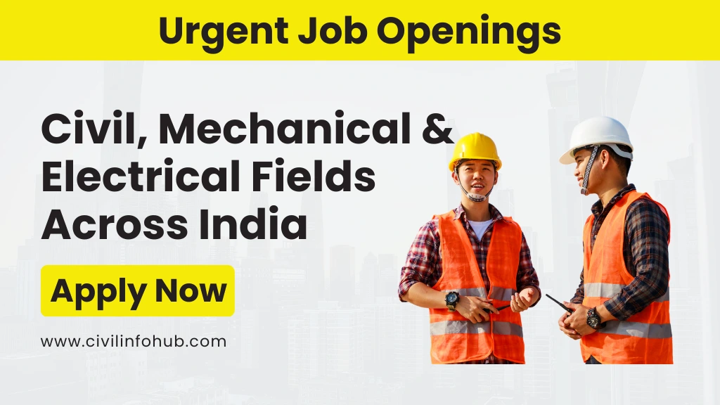 Civil, Mechanical & Electrical Fields Across India