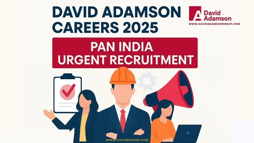 David Adamson Careers India 2025 PAN India Jobs