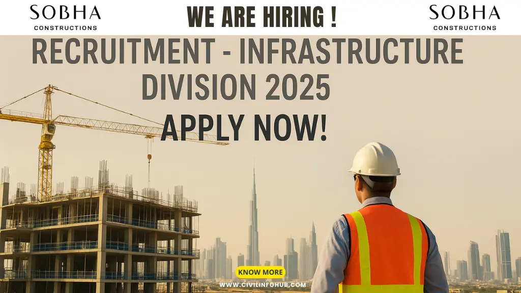 Sobha Constructions Recruitment 2025