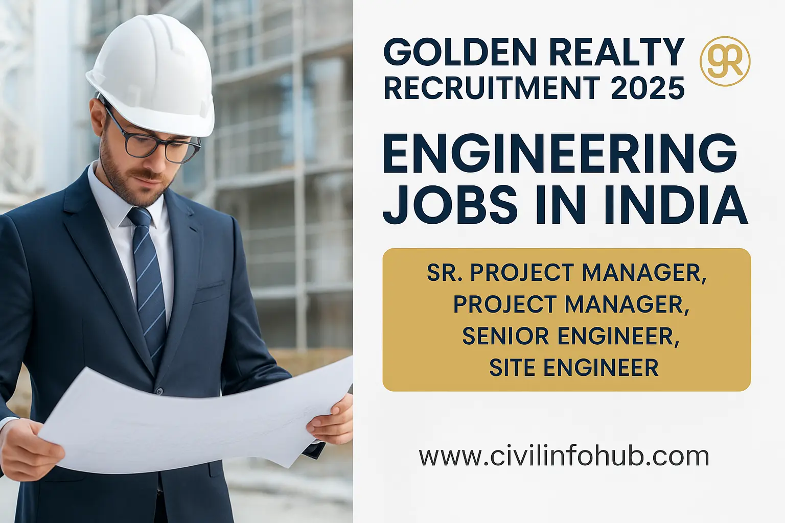 Golden Realty Recruitment – Civil Engineer Vacancy and Engineering Jobs in India at Grant Road and Mazgaon
