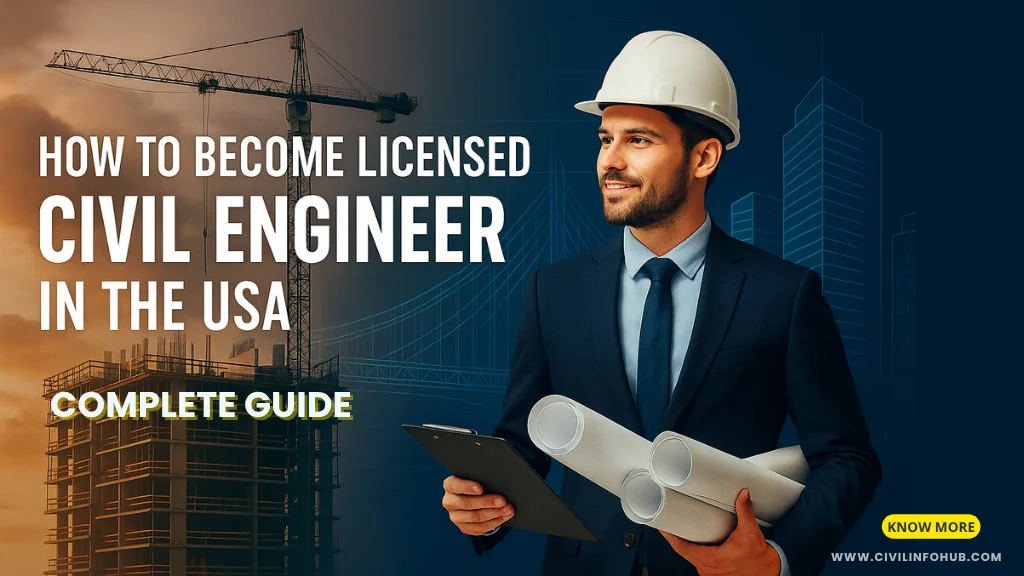 How to Become a Licensed Civil Engineer in the USA