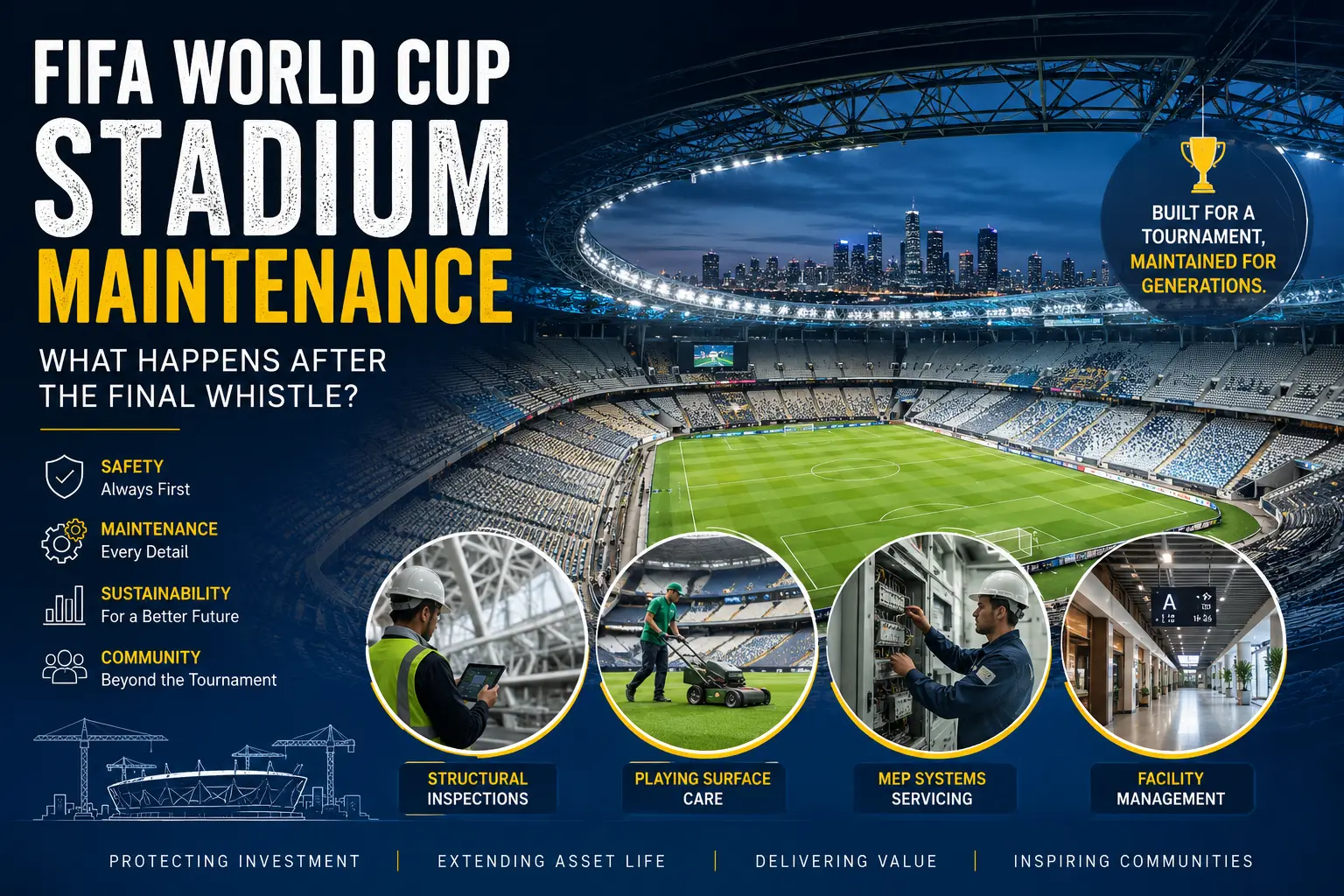 FIFA World Cup Stadium Maintenance – Engineering Beyond the Final Whistle